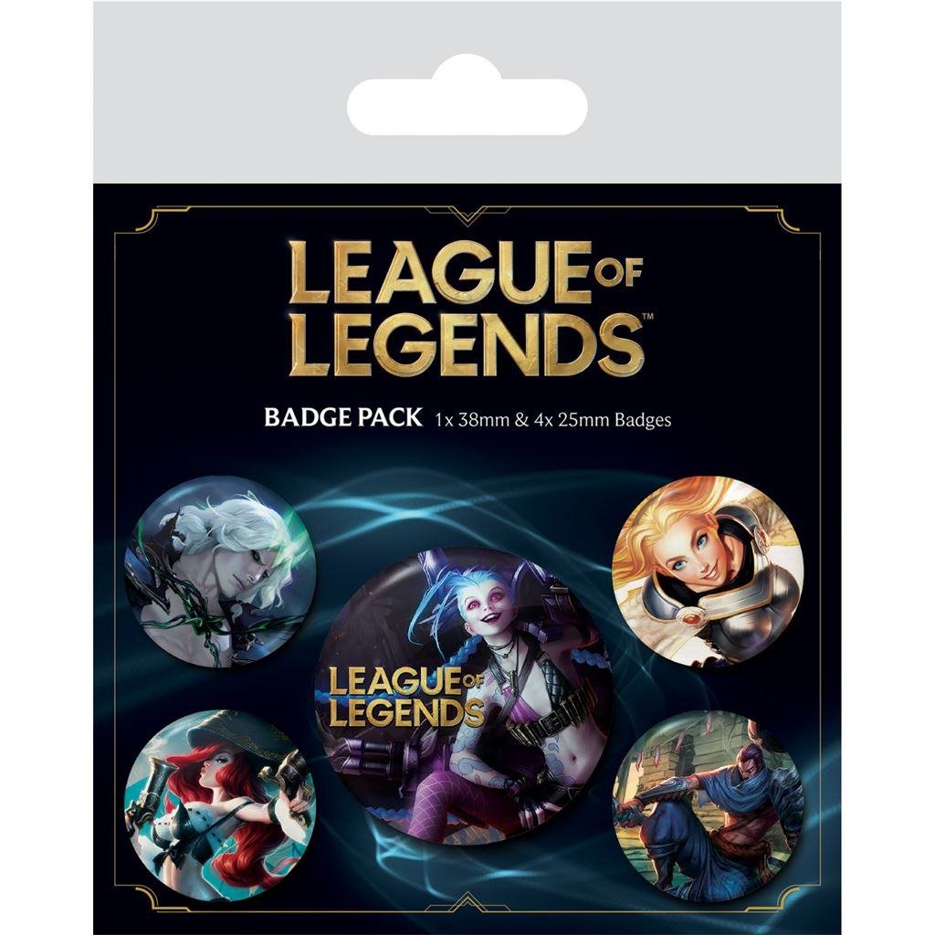 LEAGUE OF LEGENDS - Champions Badge Pack - Figurine